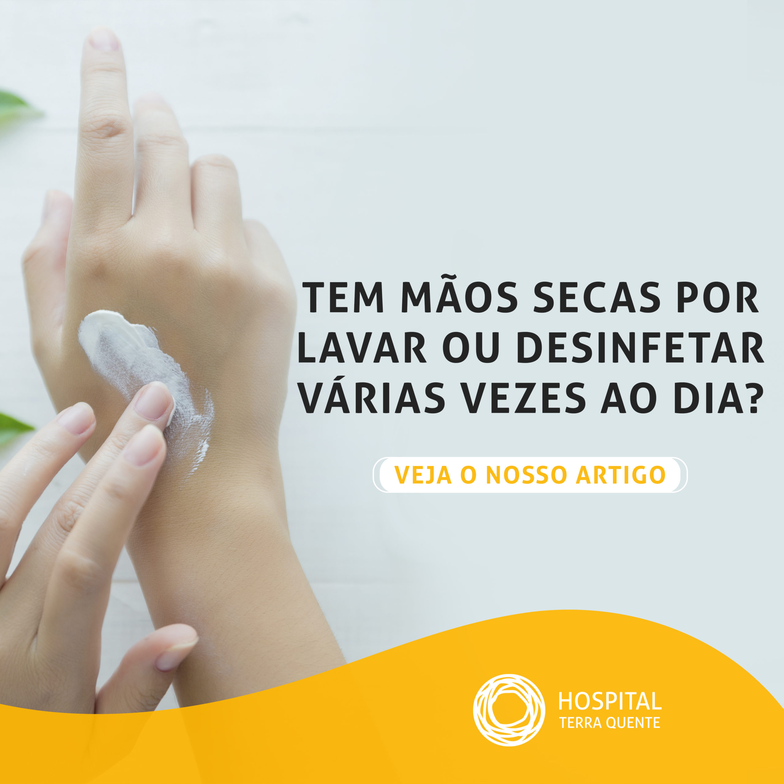 Mãos secas devido à higienização regular: Como prevenir?